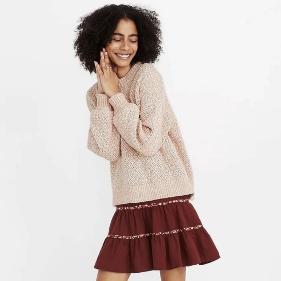 Madewell Sweaters - Madewell Pink Sweater Small
